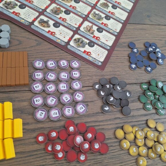 Kingsburg Second Edition Board Game Queen Roleplay Scenario Expansion Pieces - Picture 10 of 12